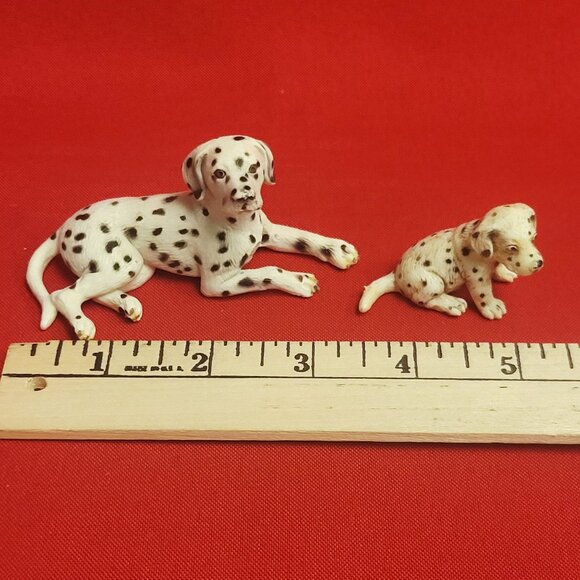 Schleich Dalmatian Dog Figurines Adult and Puppy 1997 - Picture 9 of 9